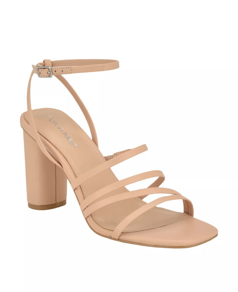 Women's Norra Strappy Dress Sandals Light Natural - 1