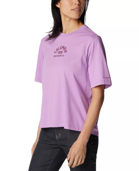 Women's North Cascades Cotton T-Shirt Gumdrop College - 4