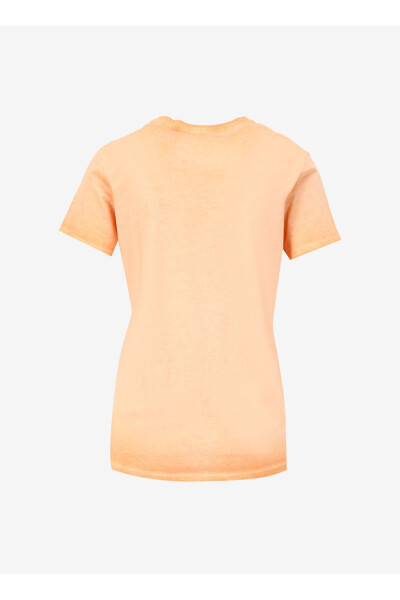 Women's Orange Bicycle Neck T-Shirt W4GI50K9SN1-F3F9 - 7