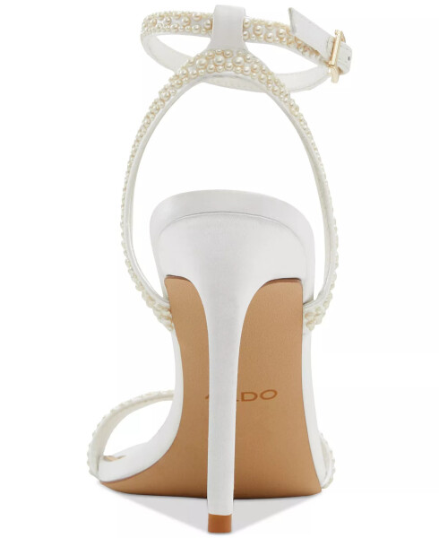 Women's Perlea Two-Piece Imitation Pearl Dress Sandals White Multi - 3