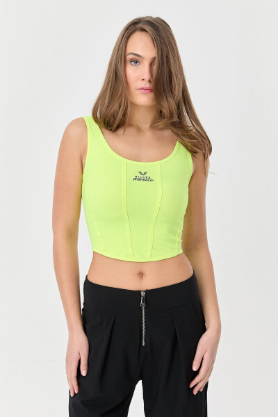 Women's Phosphorous Crop Back Lace Athletic Tank Top 0080 - 47