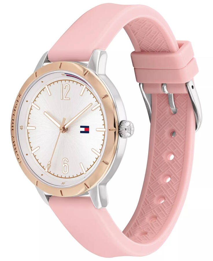 Women's Pink Silicone Strap Watch 38mm Pink - 2