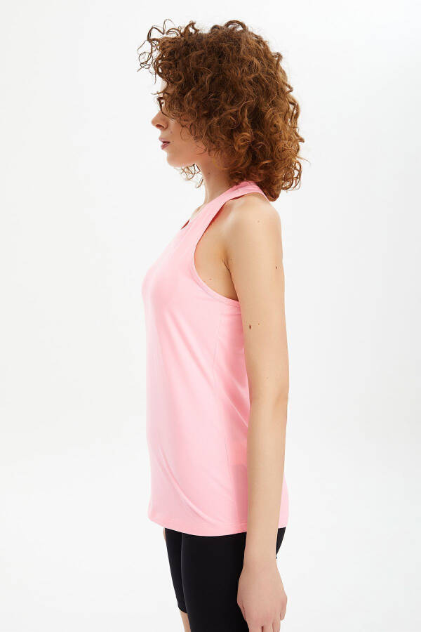 Women's Pink Soft Touch Quick Dry Performance Tank Top 0539 - 27