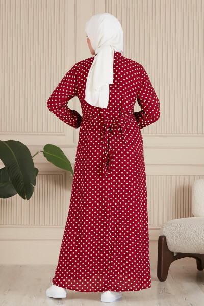 Women's Plus Size Polka Dot Dress - 24