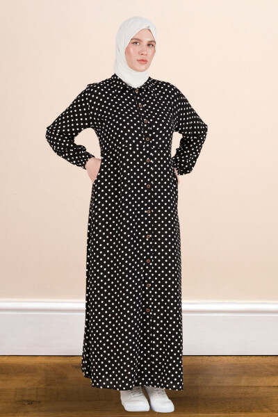 Women's Plus Size Polka Dot Dress - 17