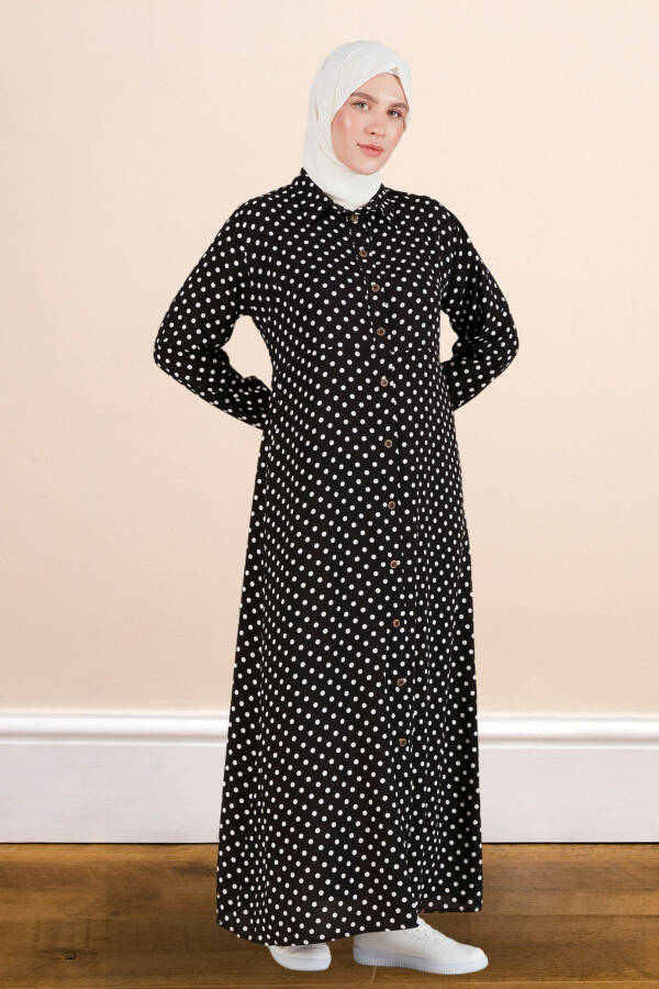 Women's Plus Size Polka Dot Dress - 22