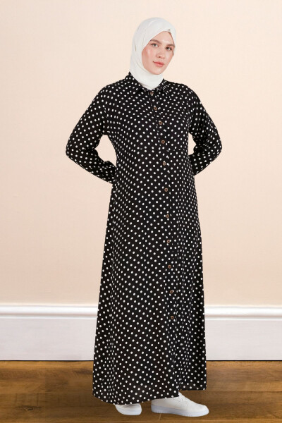 Women's Plus Size Polka Dot Dress - 14