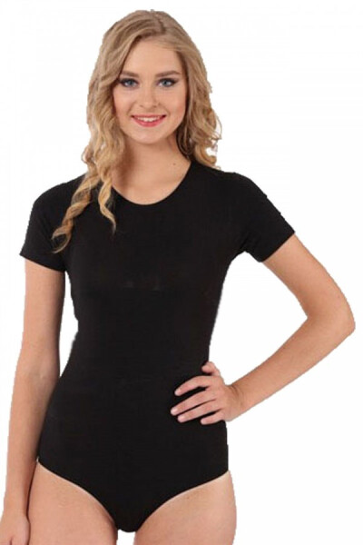 Women's Short Sleeve Snap Fastener Body 242 - 1