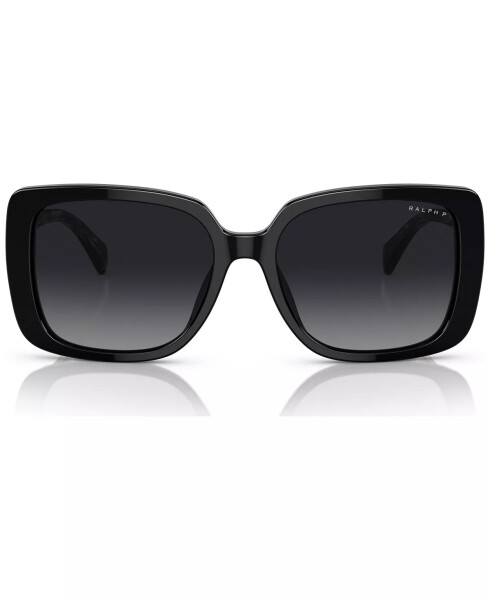 Women's Polarized Sunglasses, RA5298U Shiny Black - 10