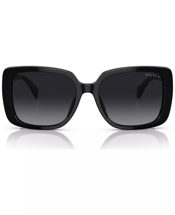 Women's Polarized Sunglasses, RA5298U Shiny Black - 10