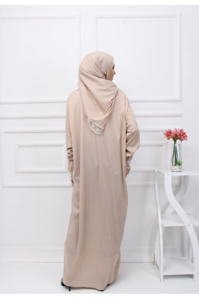 Women's Prayer Dress with Built-in Headscarf - 2