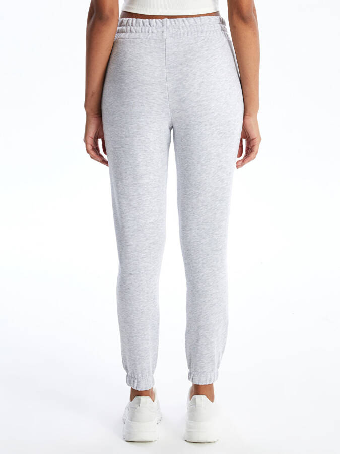 Women's Printed Jogger Sweatpants with Elastic Waistband - 4