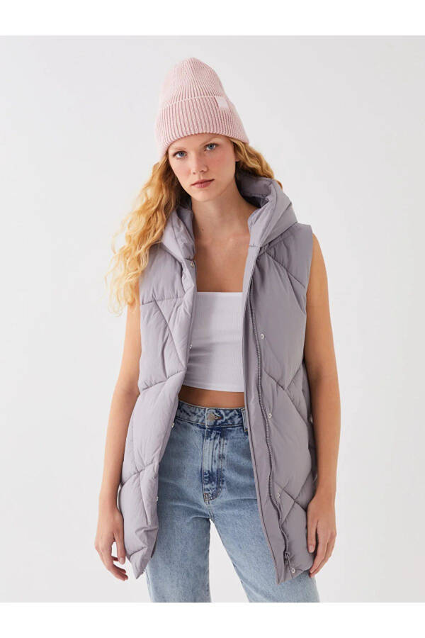 Women's Puffer Vest - 1