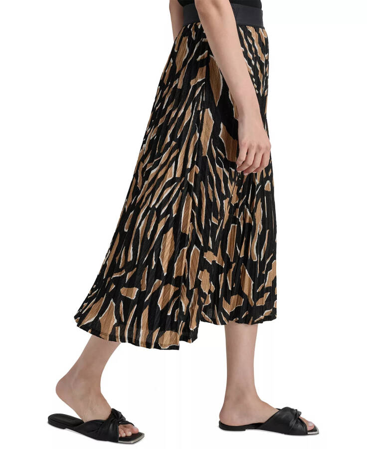 Women's Pull-On Printed Midi Skirt Abs Geo Tr - 3