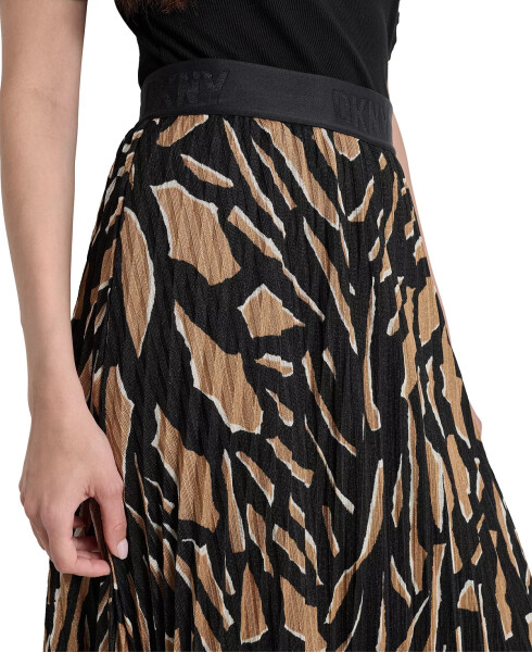 Women's Pull-On Printed Midi Skirt Abs Geo Tr - 4