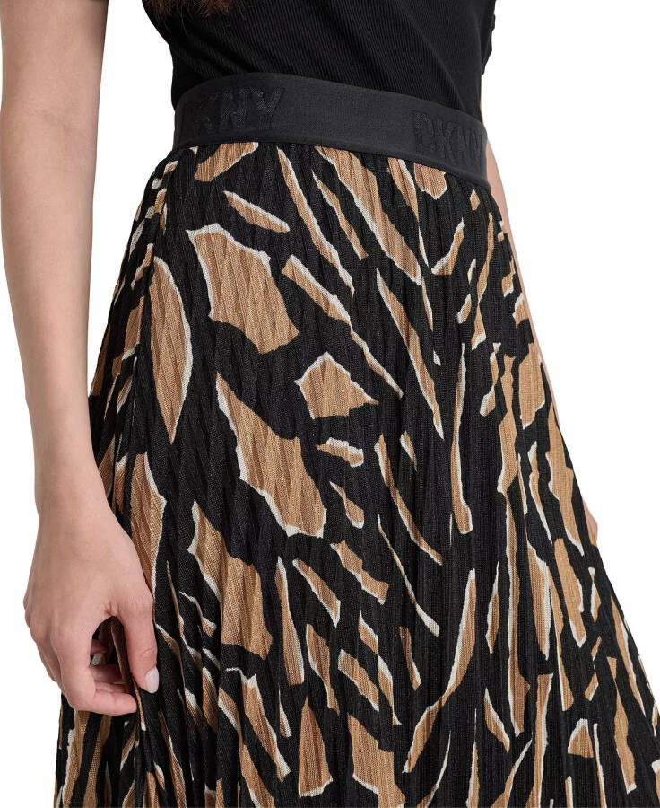 Women's Pull-On Printed Midi Skirt Abs Geo Tr - 4