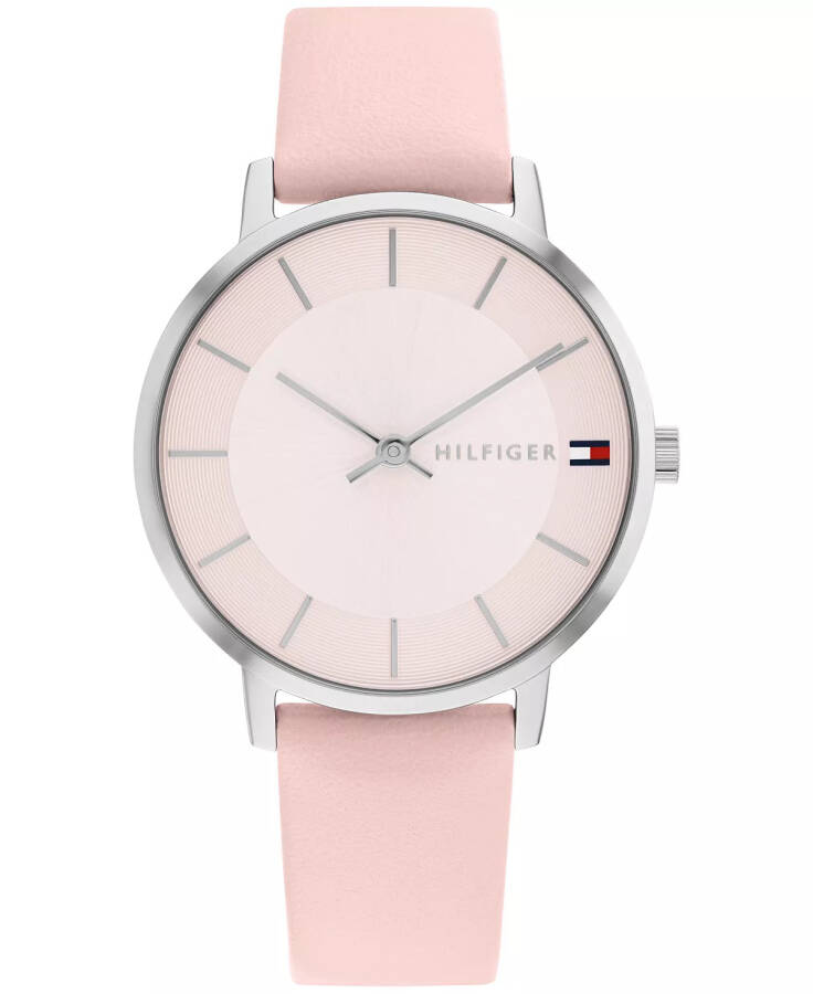 Women's Quartz Blush Leather Watch 34mm Pink - 1