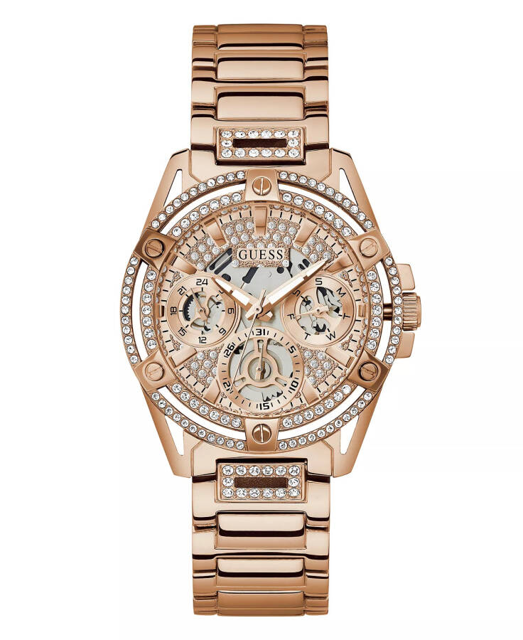 Women's Quartz Rose Gold-Tone Stainless Steel Bracelet Multi-Function Watch 40mm Rose Gold-Tone - 1