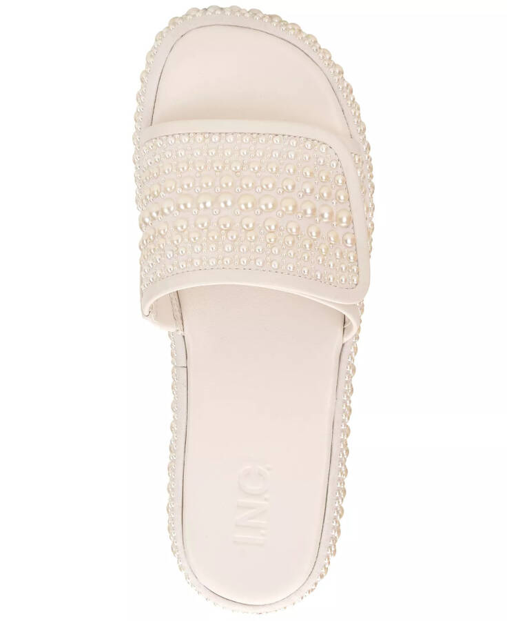 Women's Rayley Slip-On Embellished Pool Slide Sandals, Created for Modazone Pearl - 4