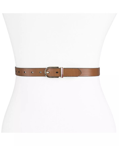 Women's Reversible Dress Casual Belt Tan, Navy - 6