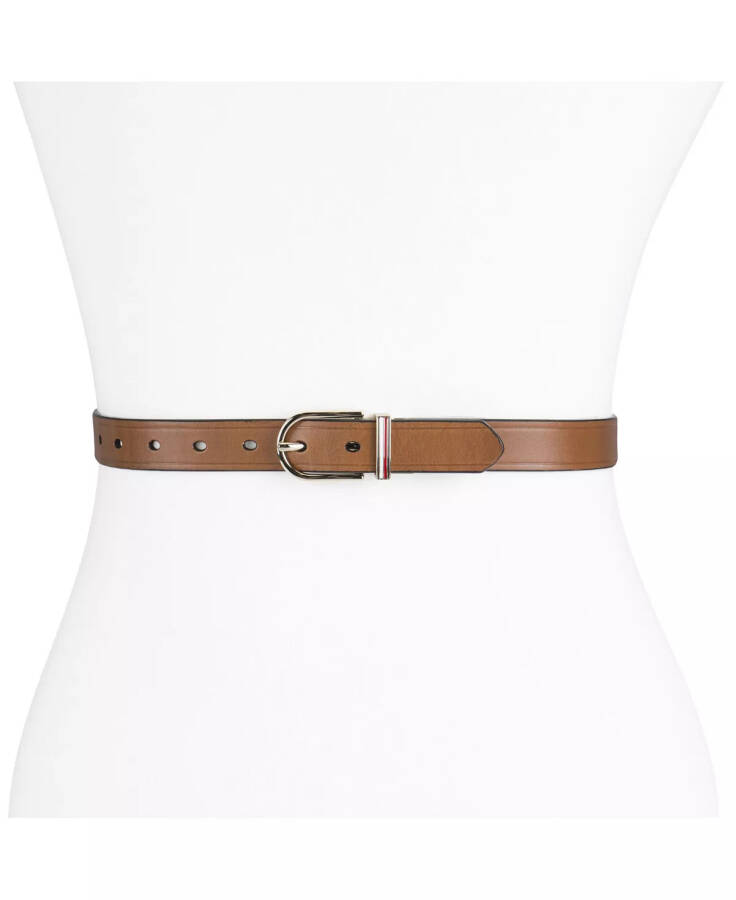 Women's Reversible Dress Casual Belt Tan, Navy - 6