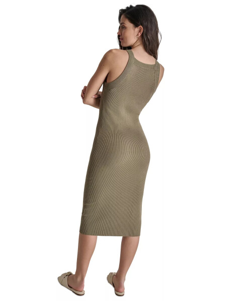 Women's Ribbed Knit Sleeveless Bodycon Dress FH3 - LT FATIGUE - 2