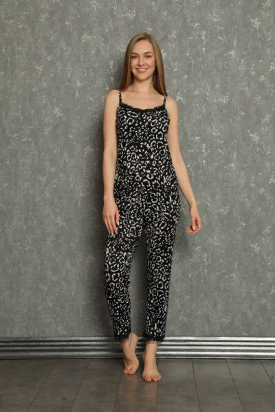 Women's Rope Strap Pajamas Suit 20604 - 2