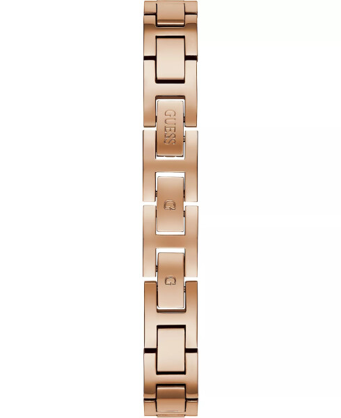 Women's Rose Gold-Tone Stainless Steel Semi-Bangle Bracelet Watch 30mm Rose Gold - 2