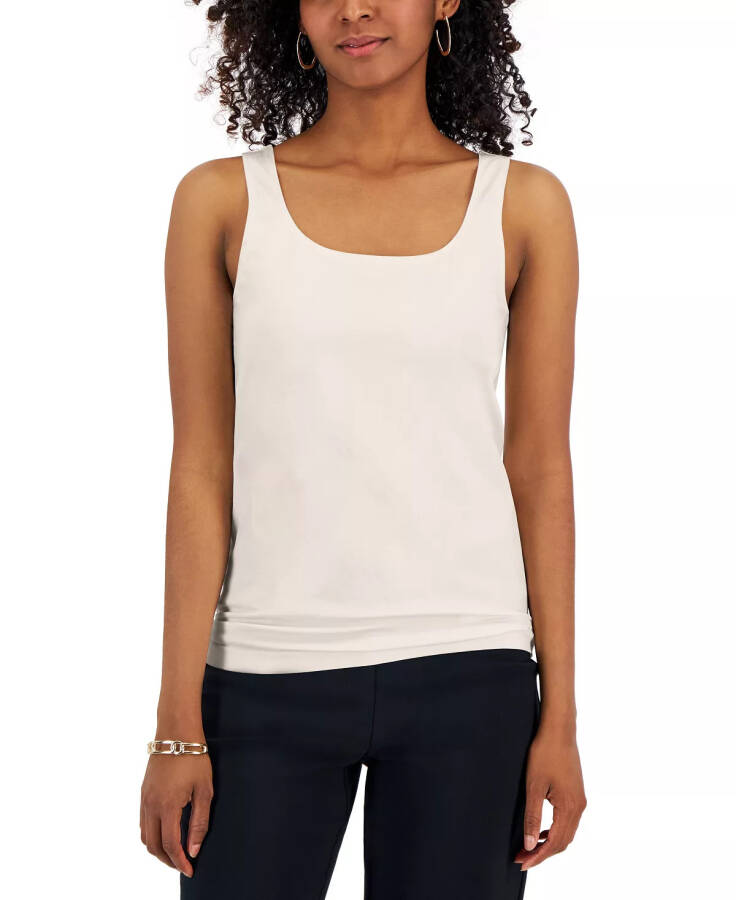 Women's Seamless Layering Tank Top, Created for Modazone Fresh Cream - 1