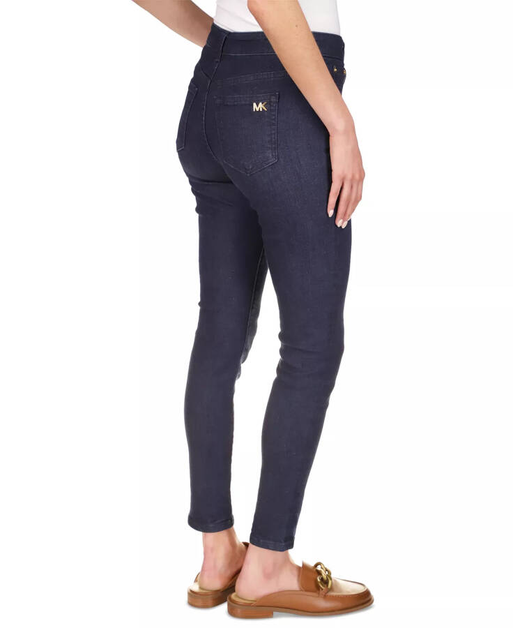 Women's Selma High-Rise Straight-Leg Skinny Jeans Dark Rinse Wash - 10