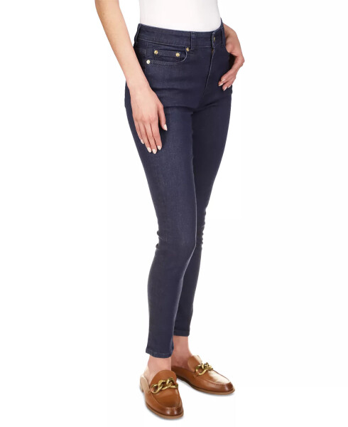 Women's Selma High-Rise Straight-Leg Skinny Jeans Dark Rinse Wash - 11