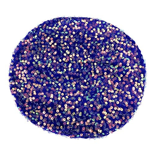 Women's Sequins Beret Hat Sparkly Mermaid Cap for Ladies Dancing Party Fancy Dress Beret Hats for Women Girls - 3