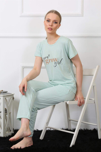 Women's Short Sleeve Pajama Set 4140 - 2