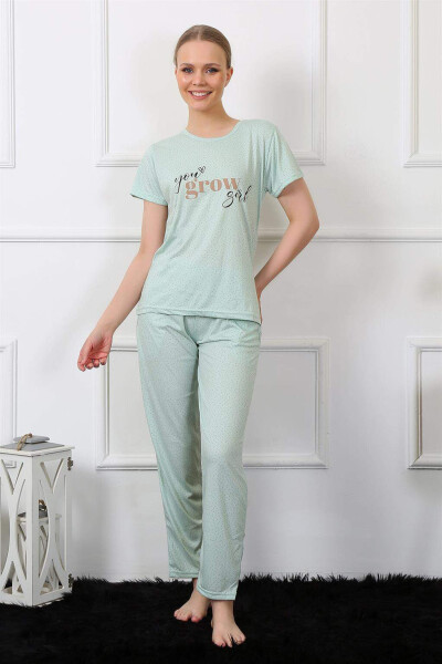 Women's Short Sleeve Pajama Set 4140 - 5