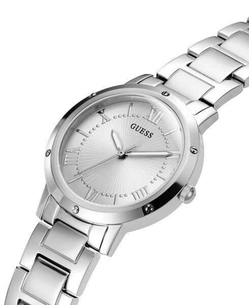 Women's Silver-Tone Stainless Steel Bracelet Watch, 34mm Silver-tone - 5