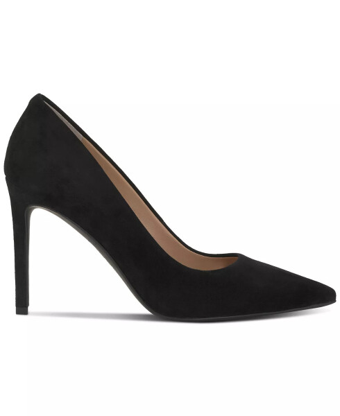 Women's Slania Pointed-Toe Dress Pumps, Created for Macy's Black Suede - 2