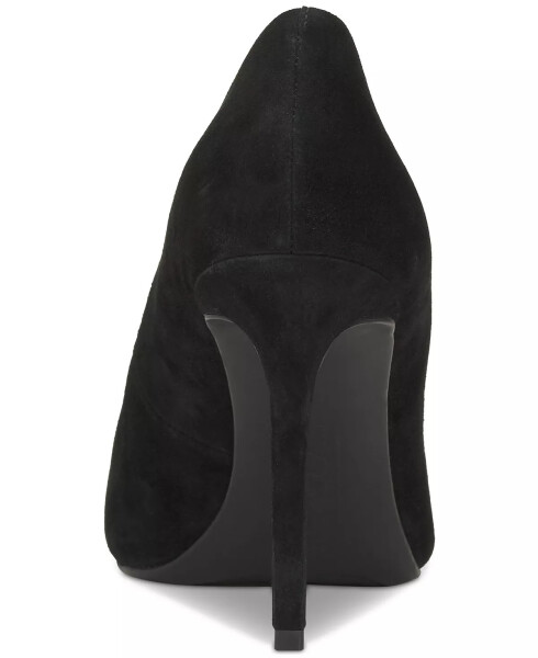 Women's Slania Pointed-Toe Dress Pumps, Created for Macy's Black Suede - 3