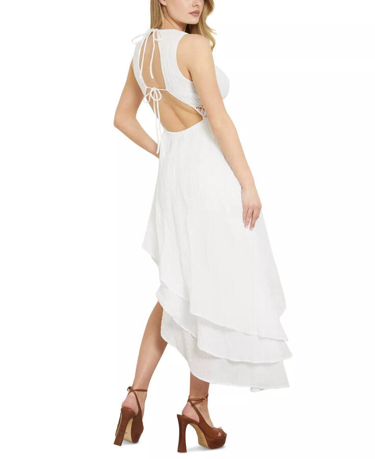 Women's Sleeveless High-Low Danny Dress Pure White - 2