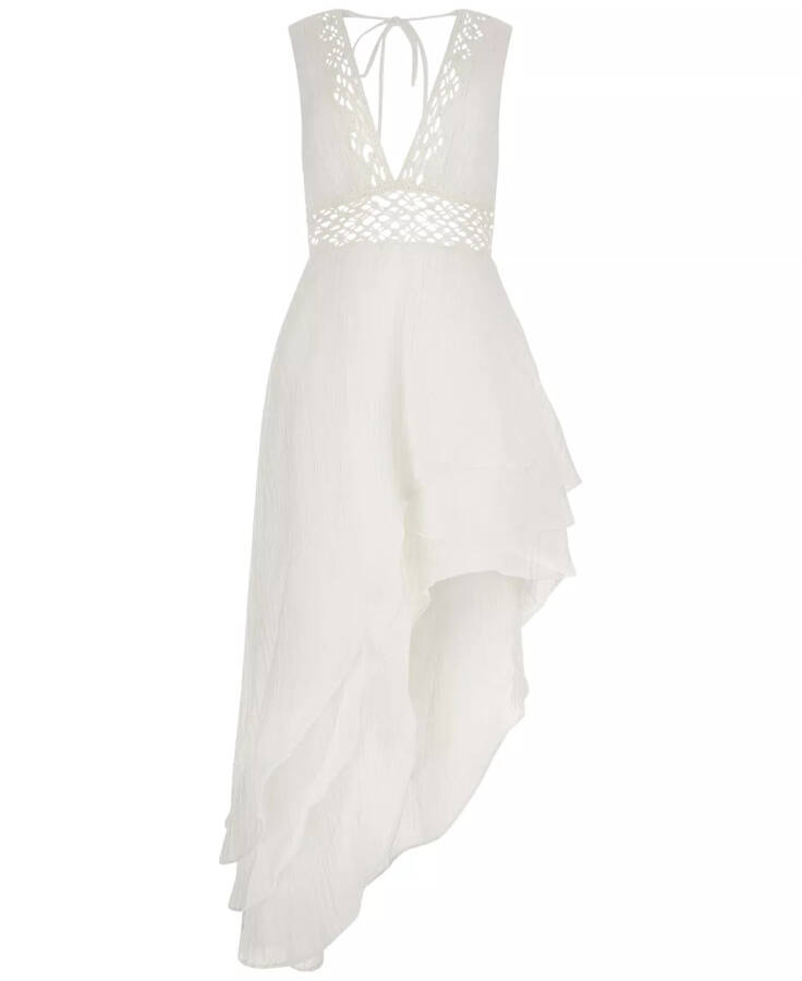 Women's Sleeveless High-Low Danny Dress Pure White - 5