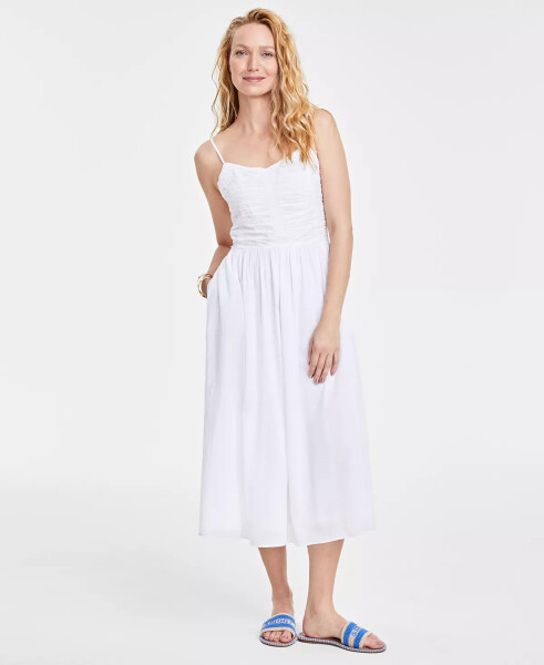 Women's Soft Corset Midi Dress, Created for Macy's Bright White - 4