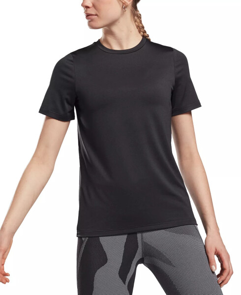 Women's Speedwick Slim Fit Crew Neck T-Shirt Black - 1