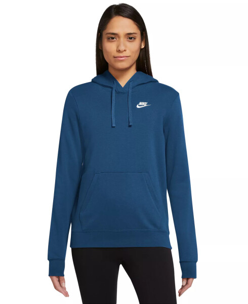 Women's Sportswear Club Fleece Pullover Hoodie Court Blue/white - 1