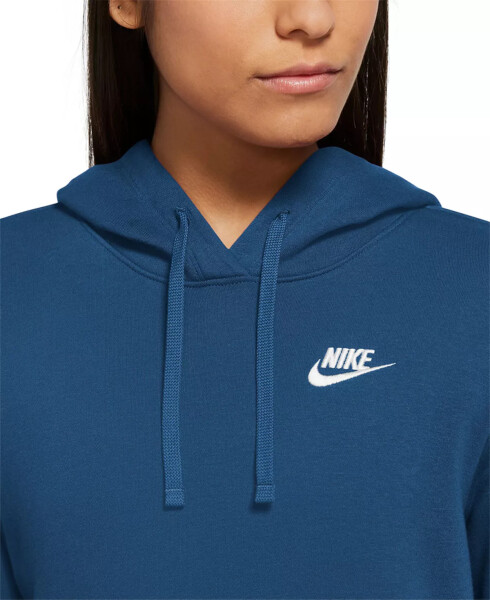 Women's Sportswear Club Fleece Pullover Hoodie Court Blue/white - 2