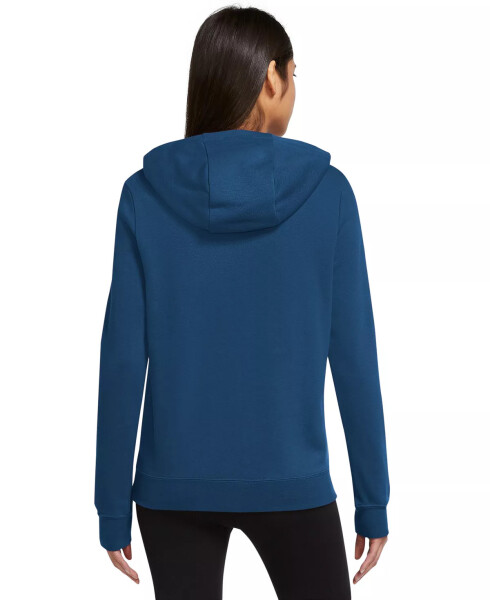 Women's Sportswear Club Fleece Pullover Hoodie Court Blue/white - 3