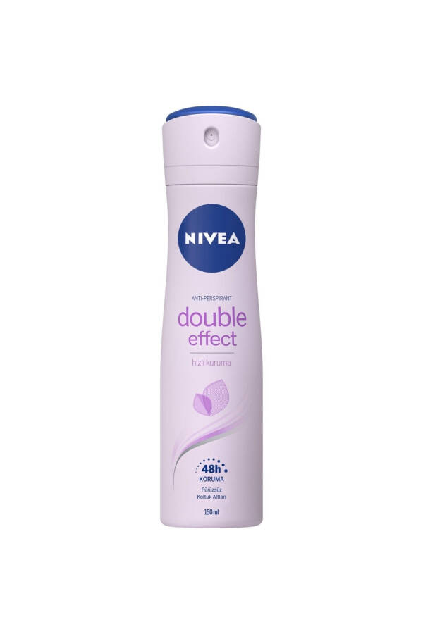 Women's Spray Deodorant Double Effect 150ml, 48 Hour Protection Against Sweat Odor, Smooth Underarms - 15