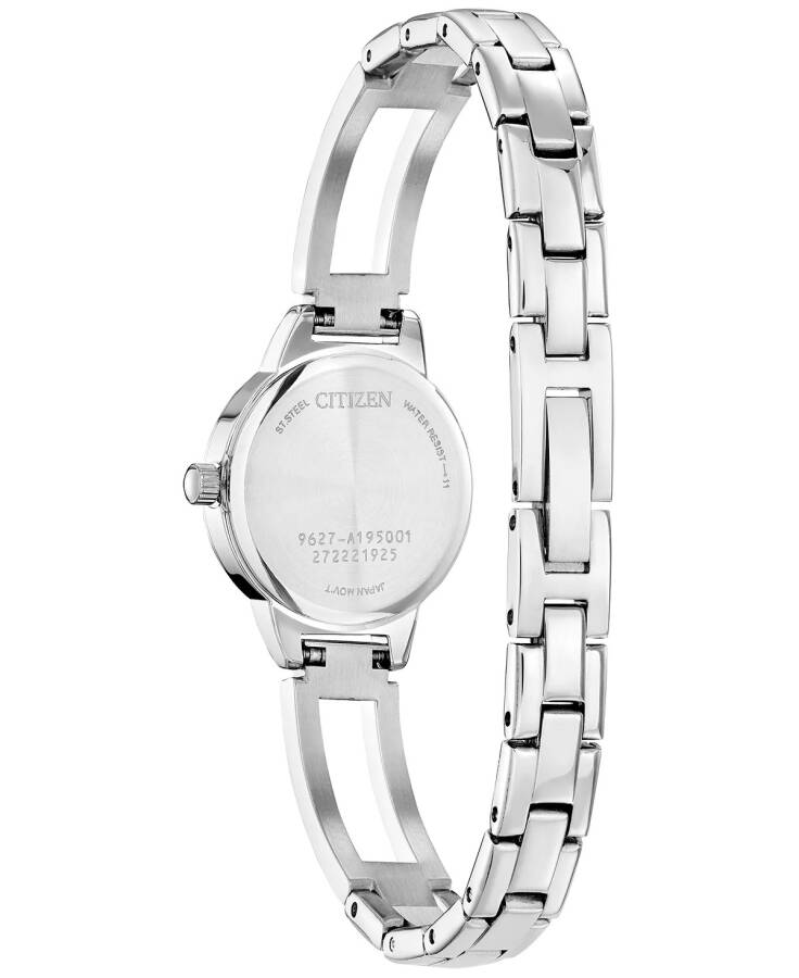 Women's Stainless Steel Bracelet Watch 24mm Silver-tone - 3