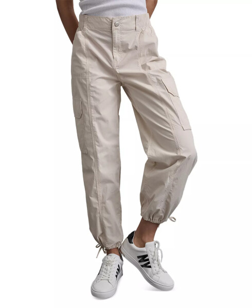 Women's Straight-Leg High-Waist Adjustable-Cuff Cargo Pants D5k - Lt City Khaki - 5