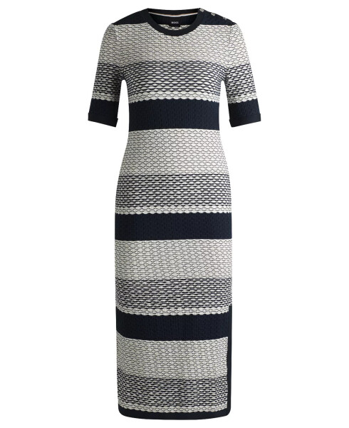 Women's Structured-Stripe Dress Open Misc - 2