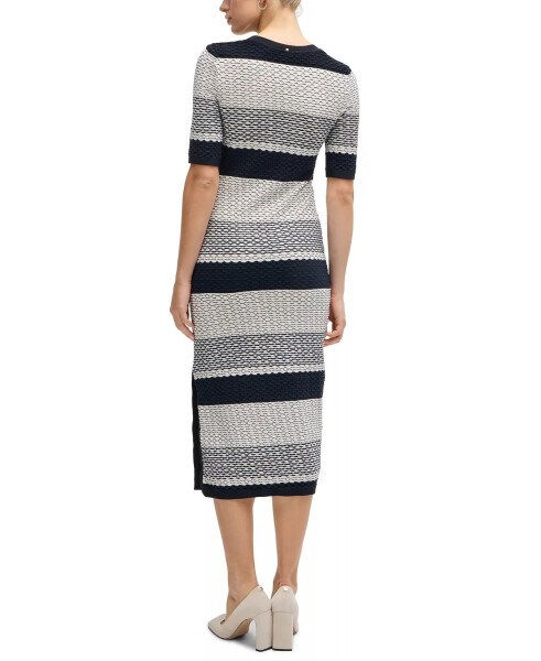 Women's Structured-Stripe Dress Open Misc - 3