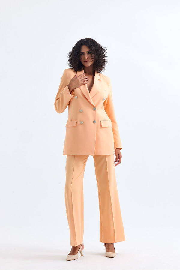 Women's Suit Jacket and Pants | TK34239 Salmon - 31